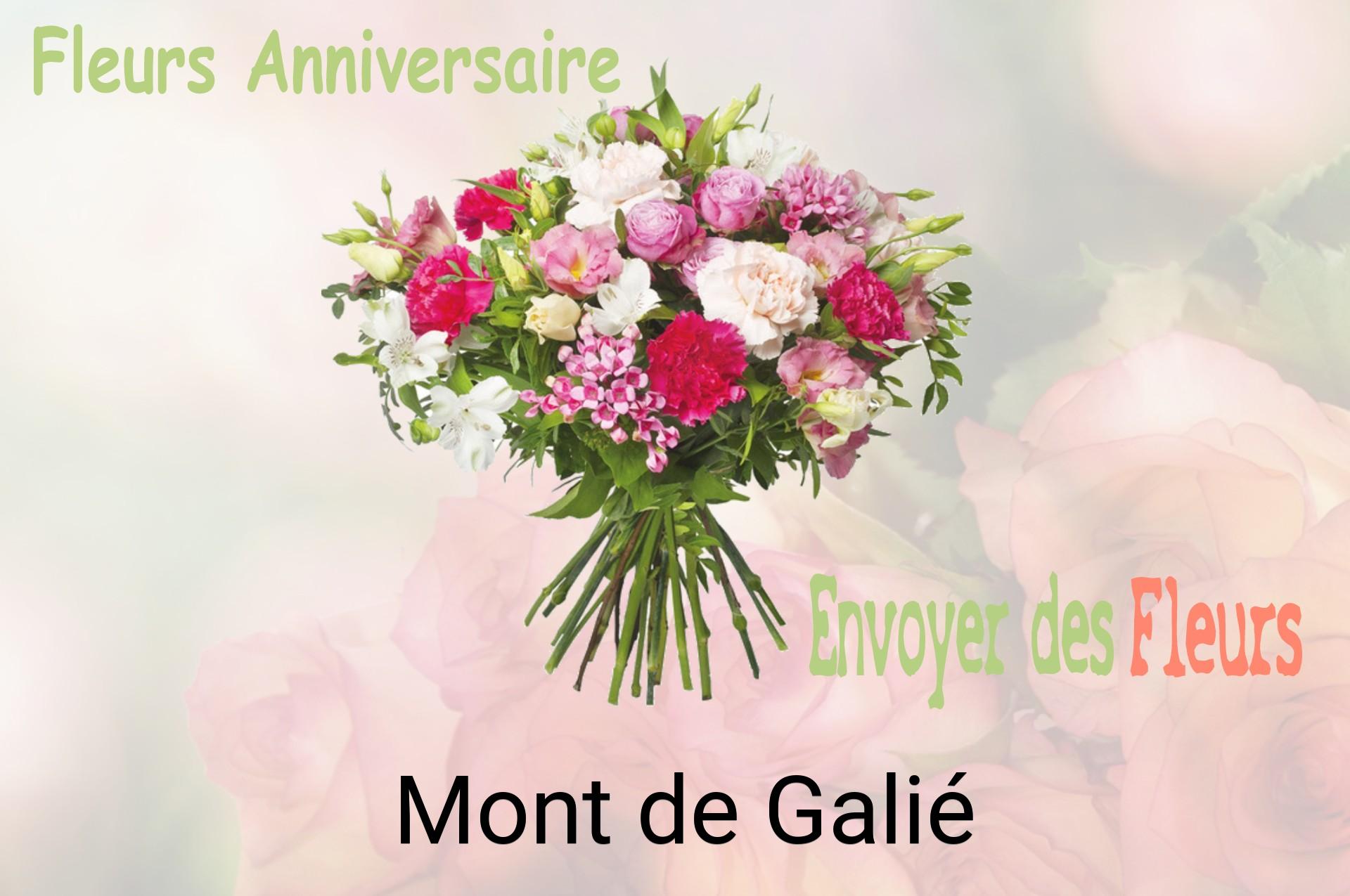 Bouquet de fleurs d’anniversaire livré à Mont-de-Galié