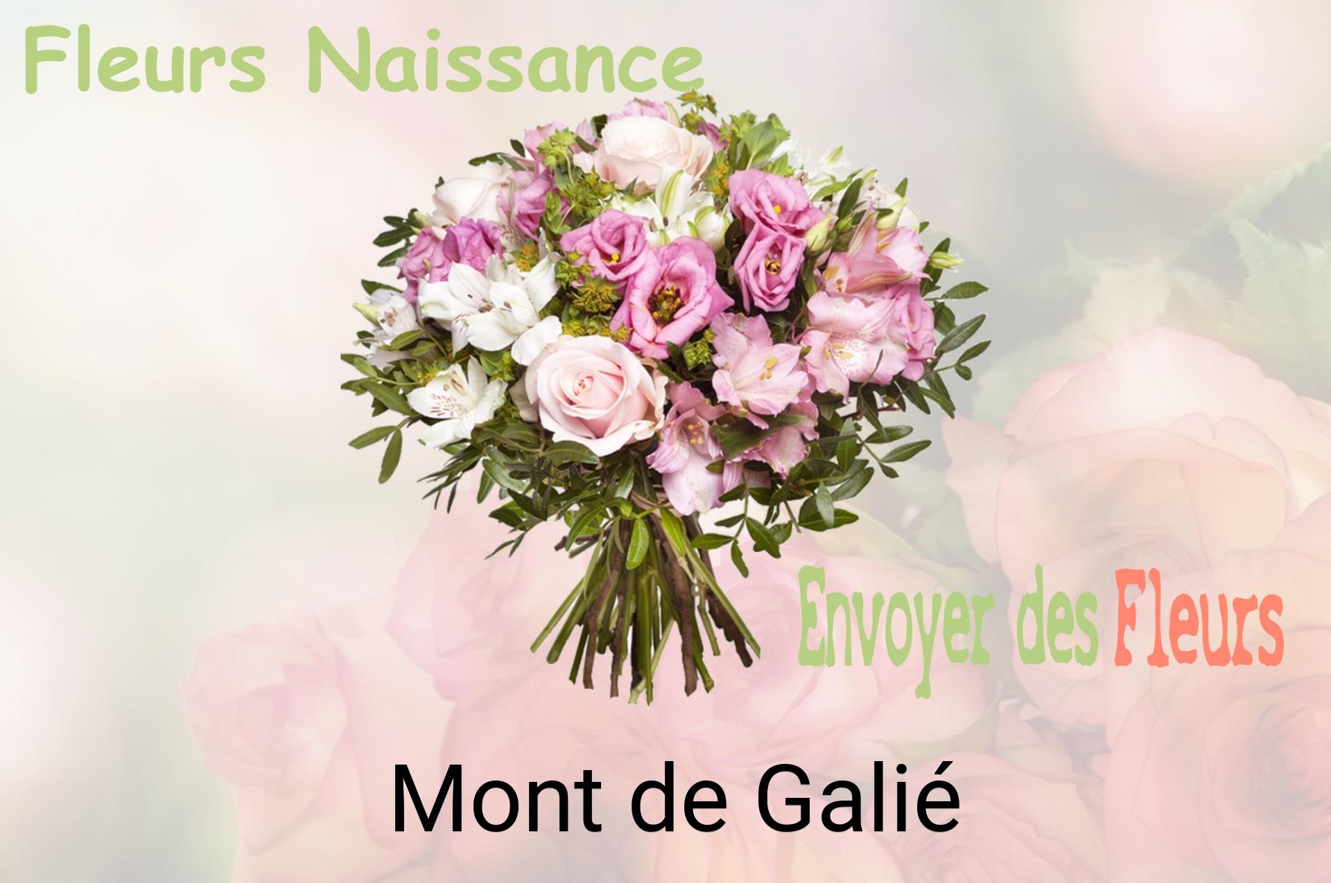 Bouquet de fleurs de naissance livré à Mont-de-Galié