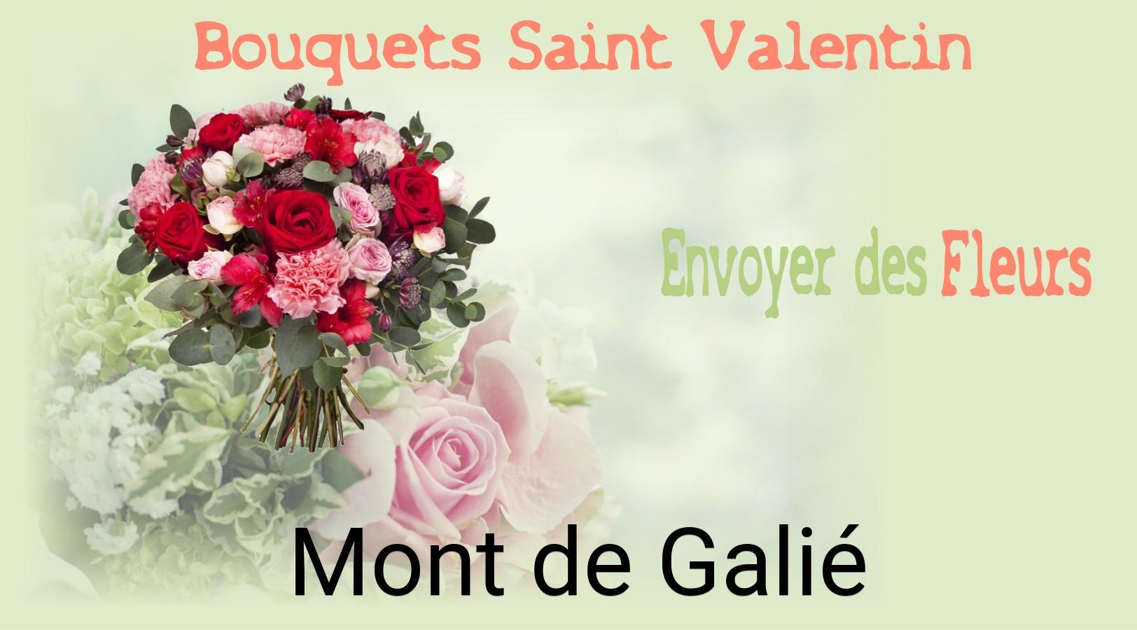 Roses de Saint-Valentin livrées à Mont-de-Galié